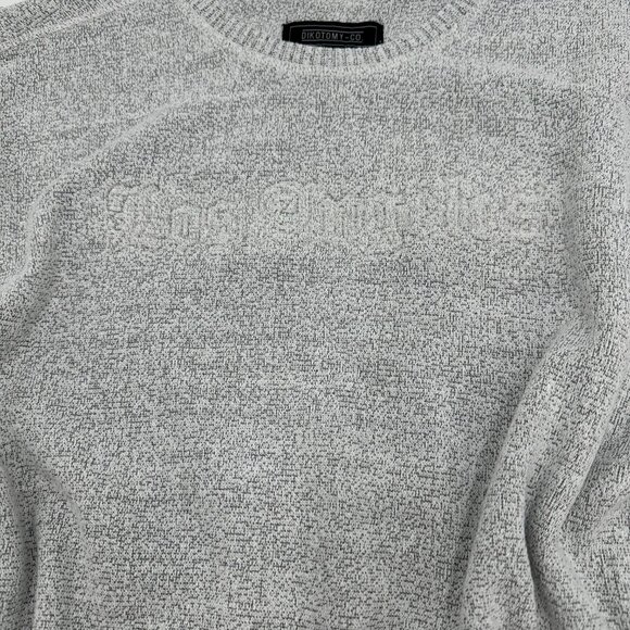 Dikotomy Co Los Angeles Light Gray Heather Sweatshirt Crew Neck Pullover Men’s L - Picture 13 of 14